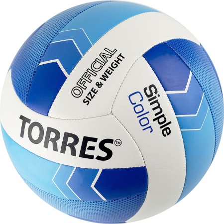 Купить Мяч волейбольный Torres Simple Color любительский р.5 в Агиделе 